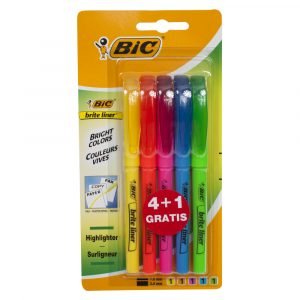 Bic Brite Liner Korostuskynä 4+1