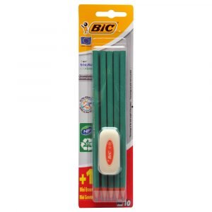 Bic Evolution Lyijykynä + Kumi 10 Kpl