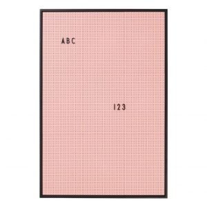 Design Letters Ilmoitustaulu A2 Vaaleanpunainen