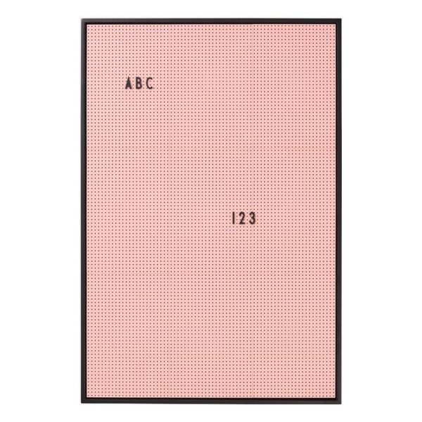 Design Letters Ilmoitustaulu A2 Vaaleanpunainen