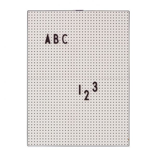 Design Letters Ilmoitustaulu A4 Harmaa