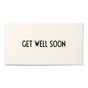 Design Letters Onnittelukortti Get Well Soon