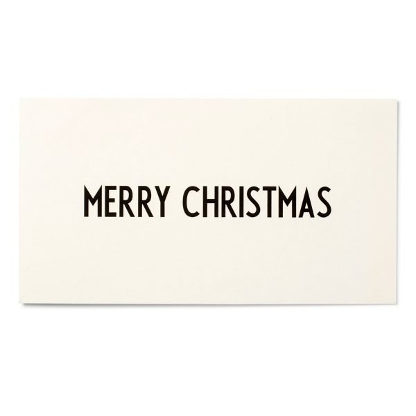 Design Letters Onnittelukortti Merry Christmas
