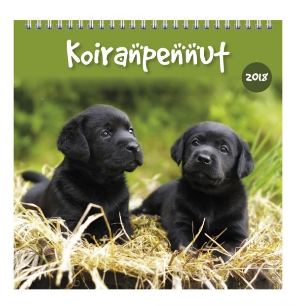 Koiranpennut 2018 Seinäkalenteri