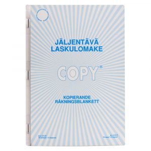 Laskulomake A5 Pysty Jäljentävä