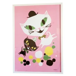 Littlephant Cat Fun Graphic Print Printti 50x70 Cm