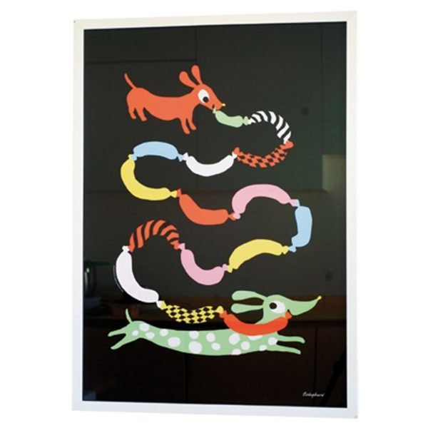 Littlephant Hot Dogs Graphic Print Printti 50x70 Cm