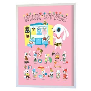 Littlephant Nina Style Graphic Print Printti 30x40 Cm