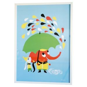 Littlephant Rain Graphic Print Printti 50x70 Cm