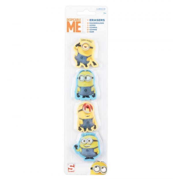 Minions Pyyhekumi 4 Kpl