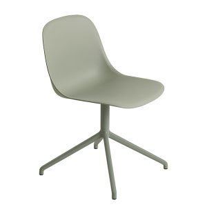 Muuto Fiber Tuoli Pyörivä Dusty Green