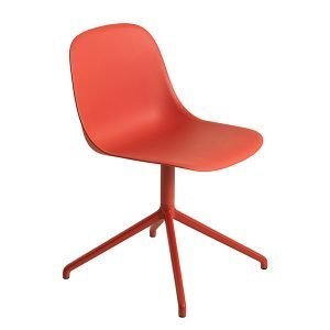 Muuto Fiber Tuoli Pyörivä Dusty Red