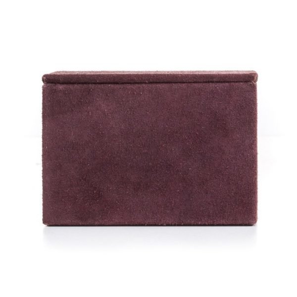 Nordstjerne Suede Box Laatikko Small Aubergine