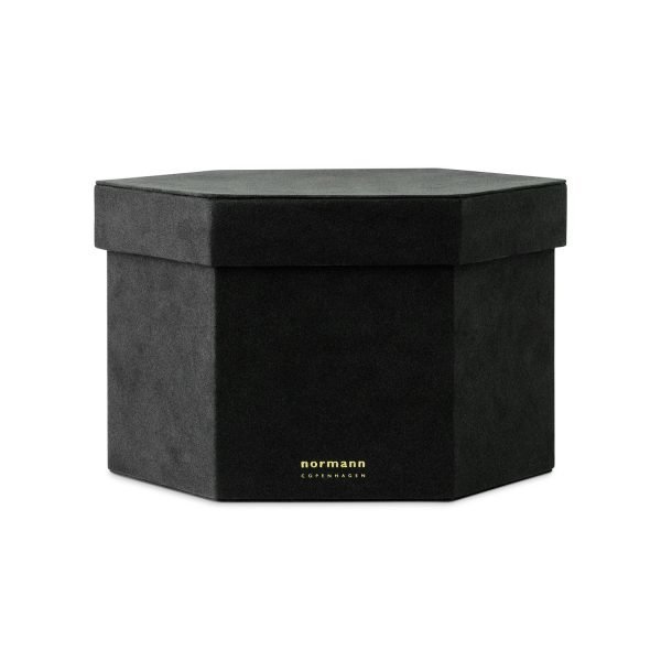 Normann Copenhagen Velour Box Laatikko L Musta