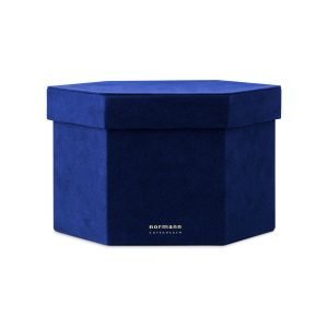 Normann Copenhagen Velour Box Laatikko L Sininen