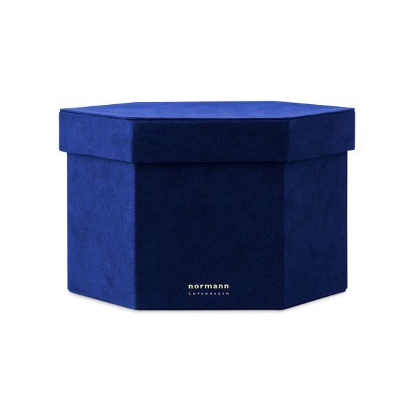 Normann Copenhagen Velour Box Laatikko L Sininen