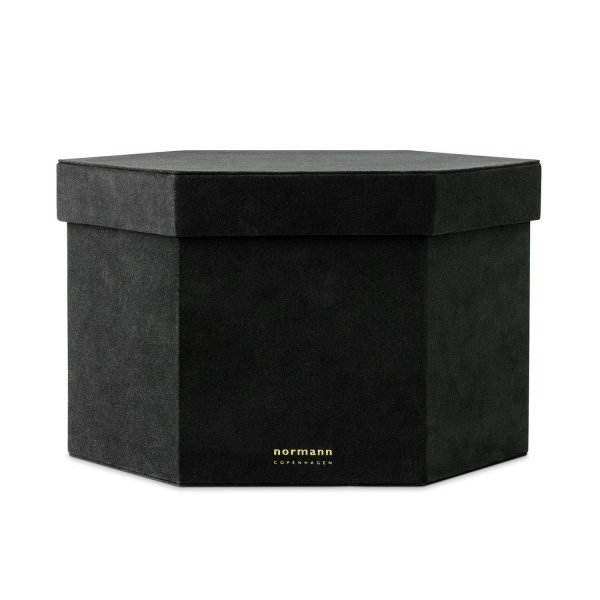 Normann Copenhagen Velour Box Laatikko Xl Musta