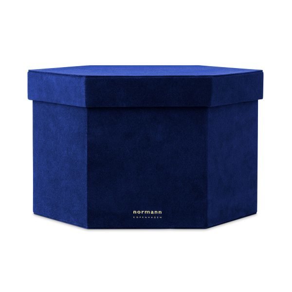 Normann Copenhagen Velour Box Laatikko Xl Sininen