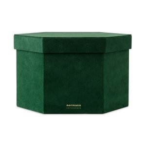 Normann Copenhagen Velour Box Laatikko Xl Tummanvihreä