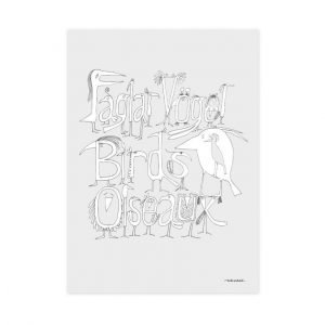 Olle Eksell Birds Juliste 50x70 Cm