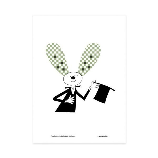 Olle Eksell Rabbit Juliste 50x70 Cm