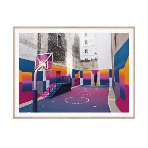Paper Collective Cities Of Basketball 08 Juliste 30x40 Cm