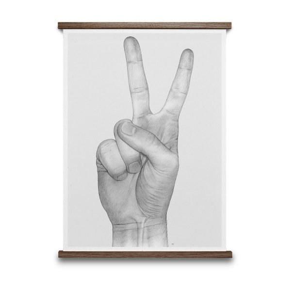 Paper Collective V Hands Juliste 50x70 Cm