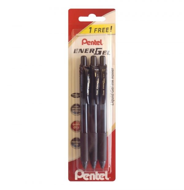 Pentel Geelikynä 2+1 Musta