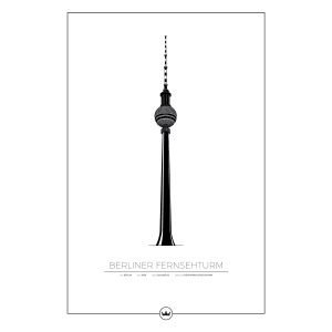 Sverigemotiv Berliner Fernsehturm Juliste 61x91 Cm