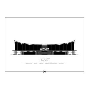 Sverigemotiv Hovet Stockholm Poster Juliste 50x70 Cm