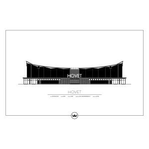 Sverigemotiv Hovet Stockholm Poster Juliste 61x91 Cm