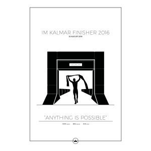 Sverigemotiv Ironman Kalmar Poster Juliste 50x70 Cm