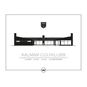 Sverigemotiv Kalmar Golfklubb Poster Juliste 61x91 Cm