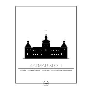Sverigemotiv Kalmar Slott Poster Juliste 40x50 Cm