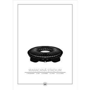 Sverigemotiv Maracana Stadium Rio Poster Juliste 50x70 Cm