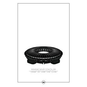 Sverigemotiv Maracana Stadium Rio Poster Juliste 61x91 Cm