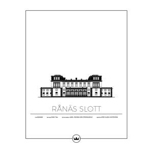 Sverigemotiv Rånäs Slott Poster Juliste 40x50 Cm