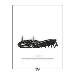 Sverigemotiv Ullevi Göteborg Poster Juliste 40x50 Cm