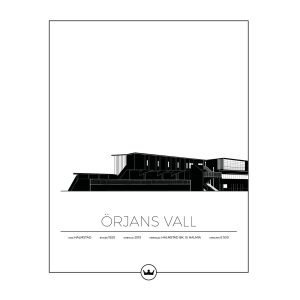 Sverigemotiv Örjans Vall Halmstad Juliste 40x50 Cm